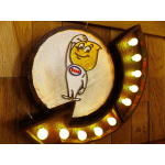 Historisch replica reclamebord Esso